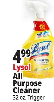 Ocean State Job Lot Lysol All Purpose Cleaner offer