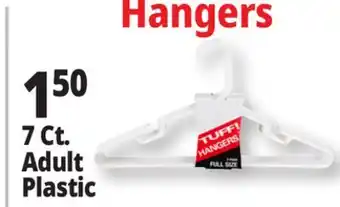 Ocean State Job Lot TUFF! White Shirt Hangers 7 Count offer