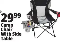 Ocean State Job Lot Oversized Folding Camp Chair with Side Table offer