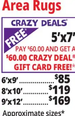 Ocean State Job Lot Premium Indoor/Outdoor Area Rugs offer