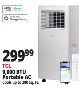 Ocean State Job Lot TCL 9 500 BTU Smart Portable Air Conditioner offer