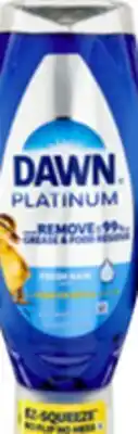 Ocean State Job Lot Dawn Platinum EZ-Squeeze Liquid Dish Detergent 24.3 oz offer