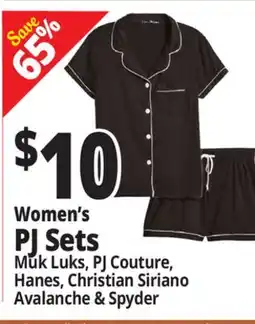 Ocean State Job Lot Women's PJ Sets offer