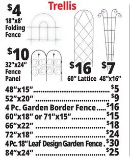 Ocean State Job Lot Garden Trellis offer