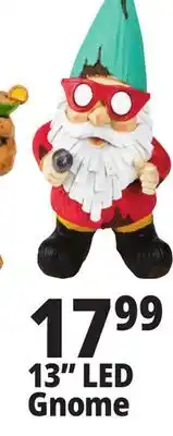 Ocean State Job Lot Solar Gnome LED Light 13 offer