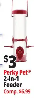 Ocean State Job Lot Perky Pet 2-in-1 Feeder offer