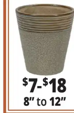 Ocean State Job Lot 8 to 12 Planters Resin offer