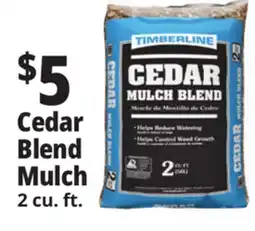 Ocean State Job Lot Timberline Cedar Mulch Blend 2 cu ft offer