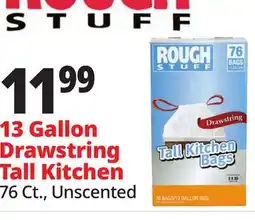 Ocean State Job Lot 13 Gallon Drawstring Tall Kitchen offer