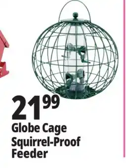 Ocean State Job Lot Yankee Trader Globe Cage Squirrel Proof Bird Feeder offer