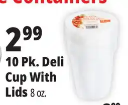 Ocean State Job Lot 10 Pk. Deli Cup With Lids offer