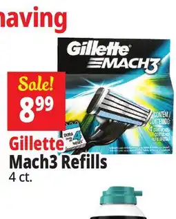 Ocean State Job Lot Gillette Mach3 Refills offer