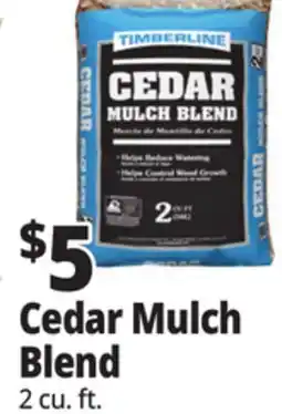 Ocean State Job Lot Timberline Cedar Mulch Blend 2 cu ft offer