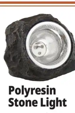 Ocean State Job Lot Outdoor Living Accents Resin Stone Solar Light offer