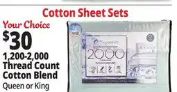Ocean State Job Lot Cotton Sheet Sets offer