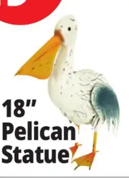 Ocean State Job Lot 18 Pelican Garden Statue offer