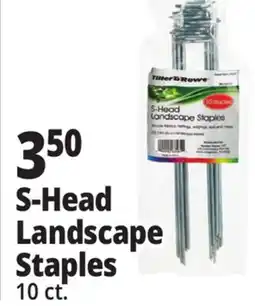 Ocean State Job Lot Tiller & Rowe S-Shaped Landscape Staples 10 Count offer