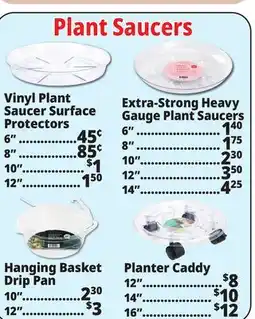 Ocean State Job Lot Plant Saucers offer