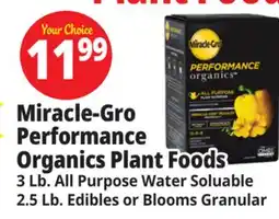 Ocean State Job Lot Miracle-Gro Performance Organics Plant Foods offer