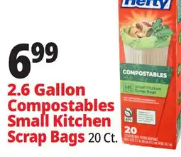 Ocean State Job Lot Hefty Compostable Small Kitchen Scrap Bags 20 Count offer