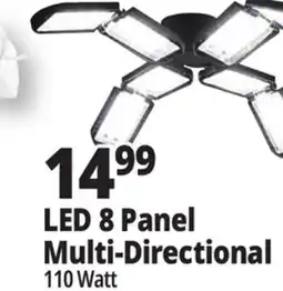 Ocean State Job Lot Bright Living 8-Panel LED Garage Light offer