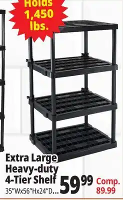 Ocean State Job Lot Maxit 5-Tier Heavy-Duty Plastic Shelving Unit offer