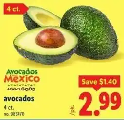 Lidl Avocados offer