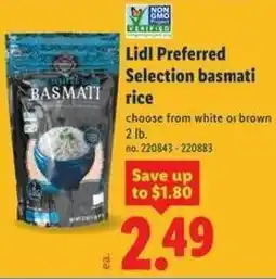 Lidl Basmati rice offer