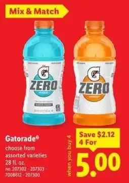 Lidl Gatorade offer