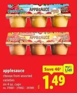 Lidl Applesauce offer