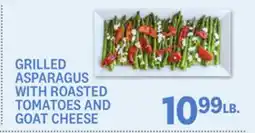 Kings Food Markets GRILLED ASPARAGUS WITH ROASTED TOMATOES AND GOAT CHEESE offer