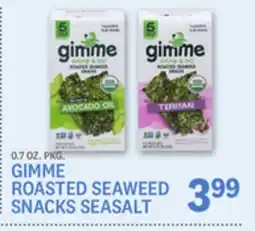 Kings Food Markets GIMME ROASTED SEAWEED SNACKS SEASALT offer