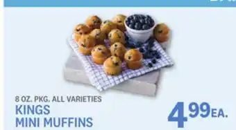 Kings Food Markets KINGS MINI MUFFINS offer
