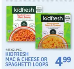 Kings Food Markets KIDFRESH MAC & CHEESE OR SPAGHETTI LOOPS offer