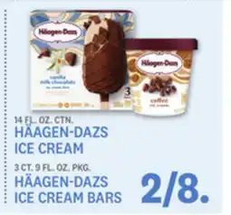 Kings Food Markets 14 FL. OZ. CTN. HÄAGEN-DAZS ICE CREAM 3 CT. 9 FL. OZ. PKG. HÄAGEN-DAZS ICE CREAM BARS offer