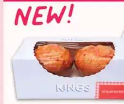 Kings Food Markets KINGS STRAWBERRY MUFFINS offer