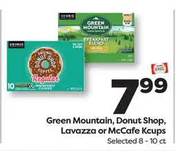 Weis Markets Green Mountain, Donut Shop, Lavazza or McCafe Kcups offer