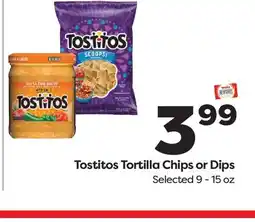 Weis Markets Tostitos Tortilla Chips or Dips offer