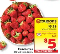 Weis Markets Strawberries offer