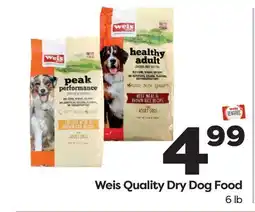 Weis Markets Weis Quality Dry Dog Food offer