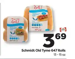 Weis Markets Schmidt Old Tyme 647 Rolls offer