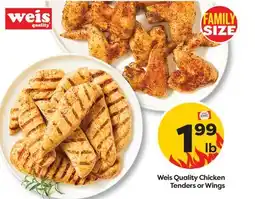 Weis Markets Weis Quality Chicken Tenders or Wings offer