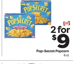 Weis Markets Pop-Secret Popcorn offer