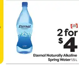 Weis Markets Eternal Naturally Alkaline Spring Water offer