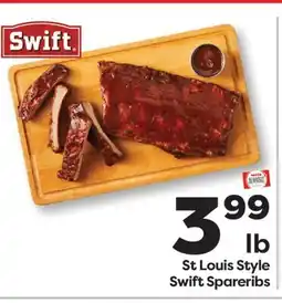 Weis Markets St Louis Style Swift Spareribs offer