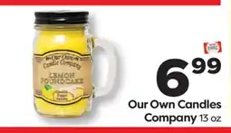 Weis Markets Our Own Candles Company offer