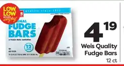 Weis Markets Weis Quality Fudge Bars offer