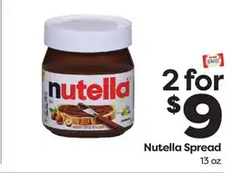 Weis Markets Nutella Spread offer