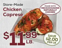 DeCicco & Sons Chicken Caprese offer