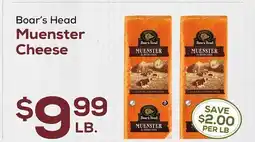 DeCicco & Sons Boar's Head Muenster Cheese offer